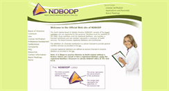 Desktop Screenshot of ndbodp.com